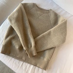 Everlane ReNew Fleece Raglan Sweatshirt XS